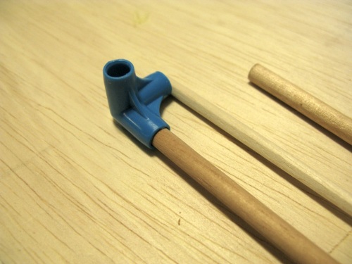 I found a dowel to fit but it was an old one and I only had one. Not a good sign. I will have to go searching for more.